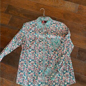 J. Crew Floral Liberty Fabric Blouse